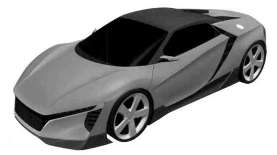 Report: Honda files patent for baby NSX Report: Honda files patent for baby NSX image