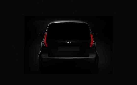 Mahindra teases e2o plus four-door electric car Mahindra teases e2o plus four-door electric car image