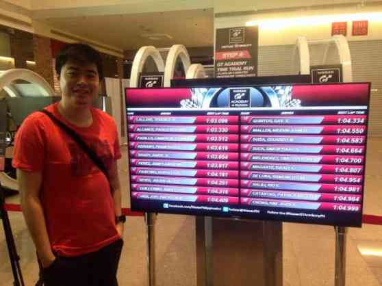 Lallave tops first GT Academy PH qualifiers Lallave tops first GT Academy PH qualifiers image