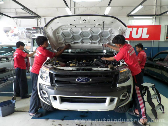 Engine bay detailing