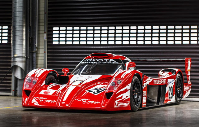 The Toyota TS020 Le Mans race car