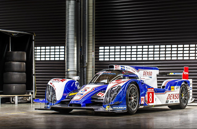 The Toyota TS030 Le Mans race car