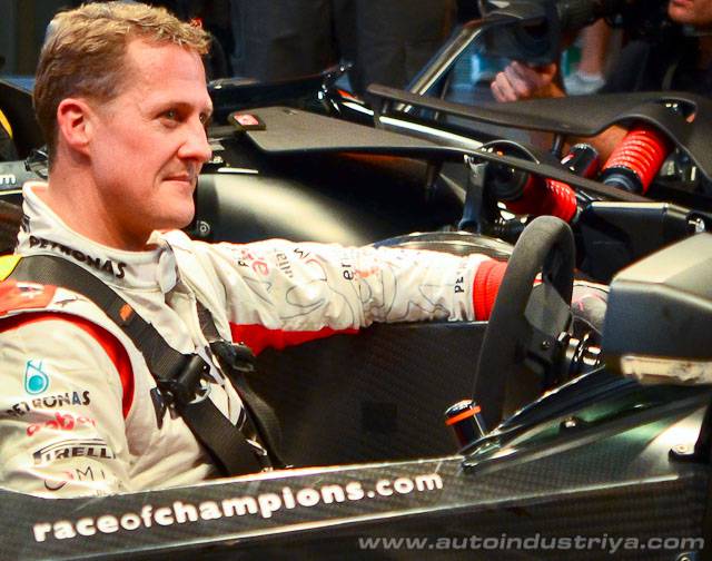 Michael Schumacher at Race of Champions
