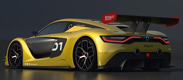 The rear of the R.S. 01
