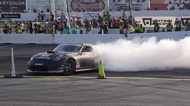 Forseberg in his Nissan 370Z