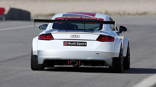 Rear of the Audi TT race car