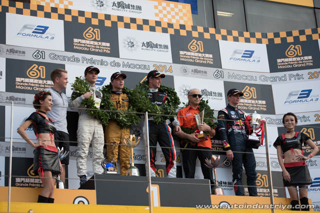 2014 Macau GP F3 podium