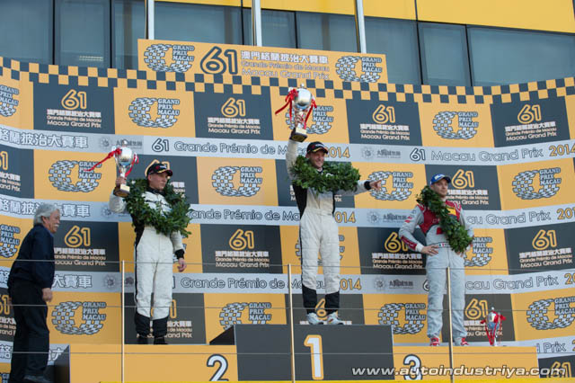 2014 Macau GT cup podium