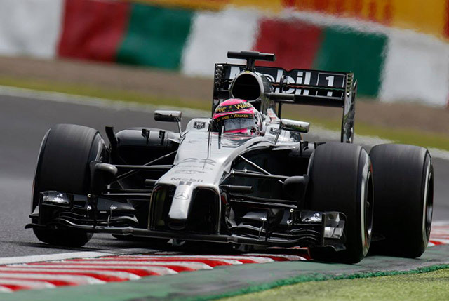 Jenson Button during the 2014 Japanese Grand Prix