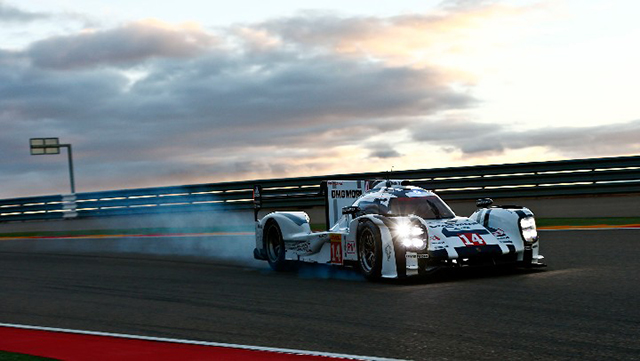Testing of the 2014 Porsche 919 Hybrid LMP1 prototype