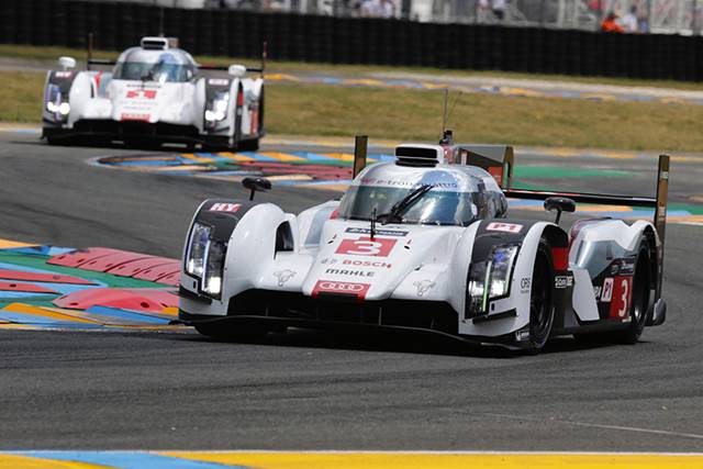 Oliver Jarvis driving the Audi R18 e-tron quattro