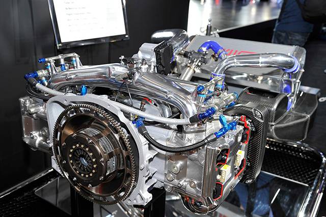 An example of the Subaru BRZ GT300's engine