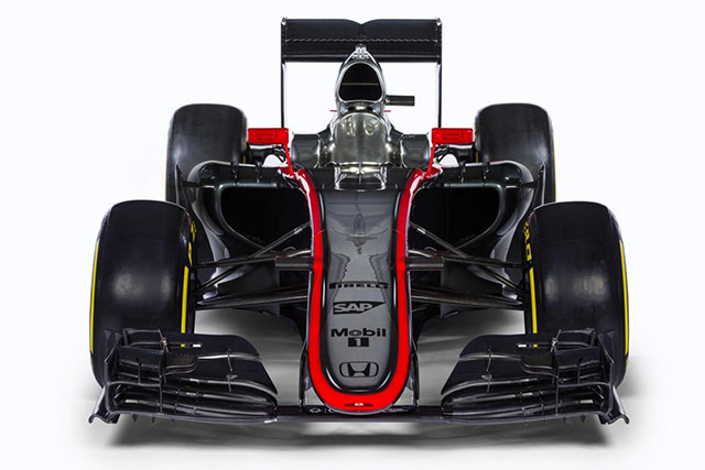 The McLaren-Honda MP4-30 F1 car