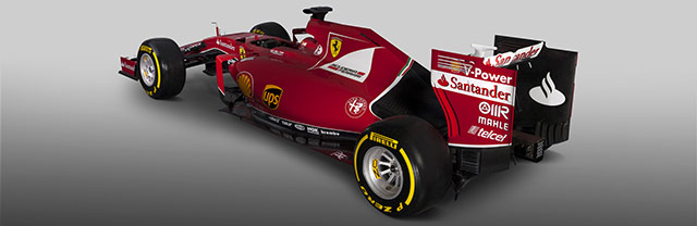 The Ferrari SF15-T F1 car