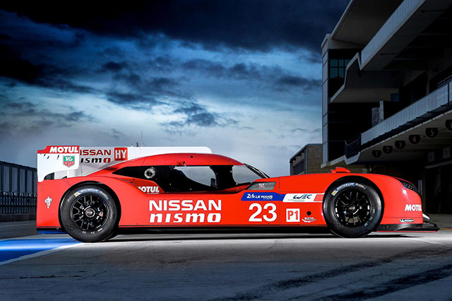 The 2015 Nissan GT-R Nismo LM P1 car
