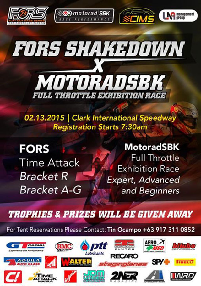 Flat Out Race Series exhibiton race kicks off tomorrow at the Clark International Speedway
