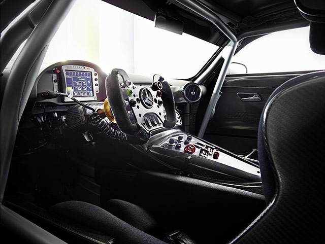 Interior of the Mercedes-Benz AMG GT3