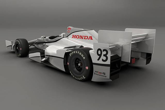 The rear design with the new Honda Aero Kit