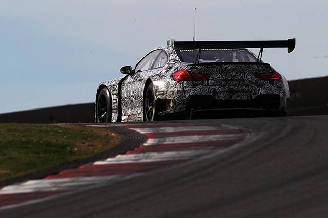 The rear of the 2016 BMW M6 GT3