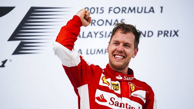 Sebastian Vettel wins 2015 Malaysian Grand Prix