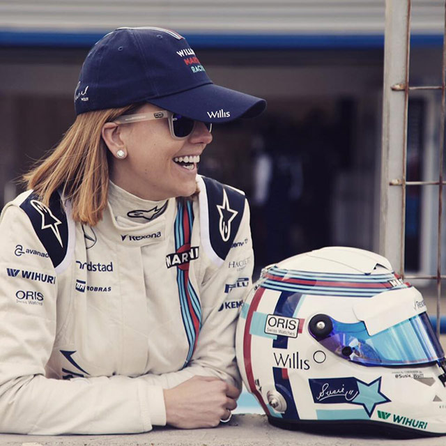 Susie Wolff is Williams Martini Racing official test driver