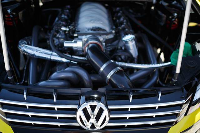 The 7.4-liter V8 found in the VW Passat Formula Drift car