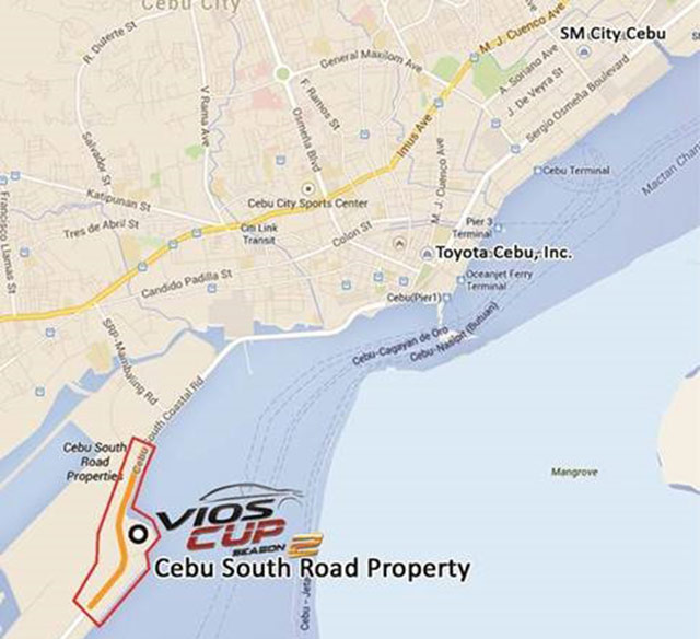 The second leg of the 2015 Vios Cup will be held in Cebu City