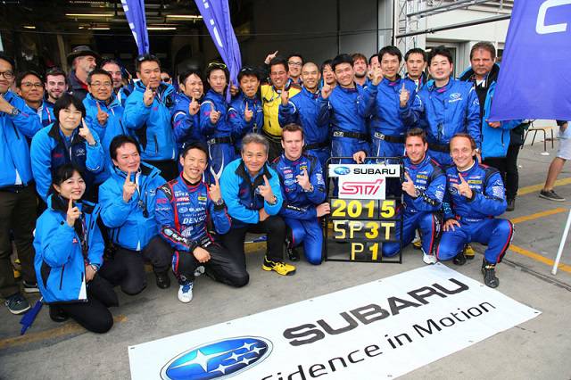 Team Subaru at the Nurburgring 24 Hours