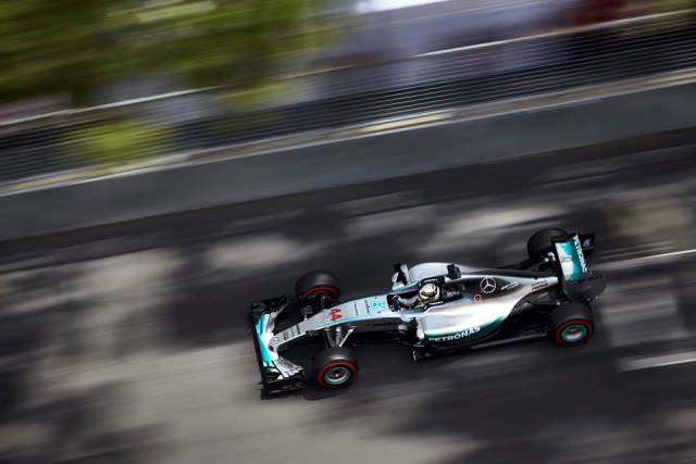 Lewis Hamilton at the 2015 F1 Monaco Grand Prix