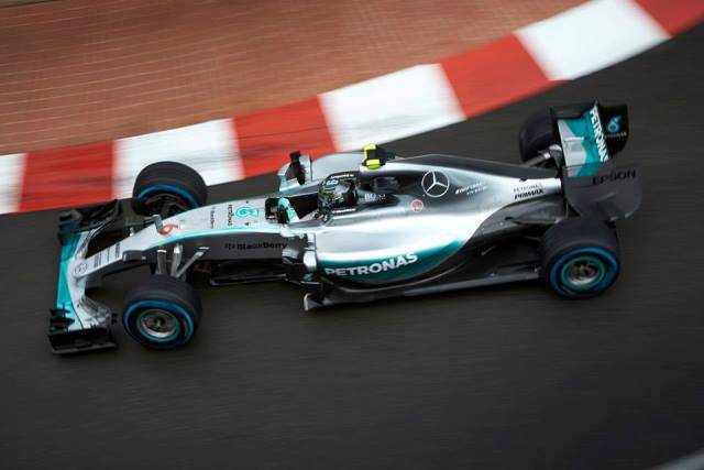 Nico Rosberg at the 2015 F1 Monaco Grand Prix