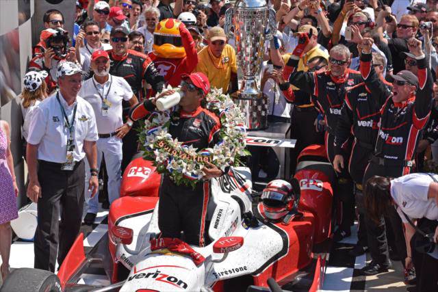 Montoya victory lane