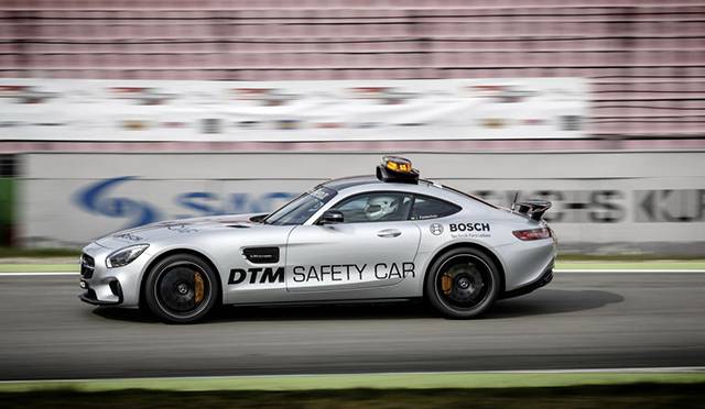 The Mercedes-AMG DTM safety car in action