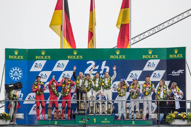 Le Mans Podium