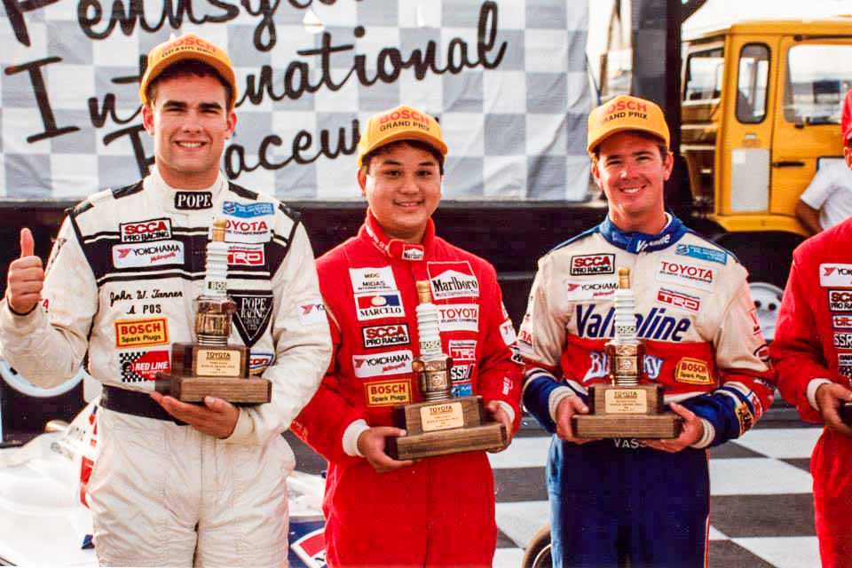 Jovy Marcelo on the podium