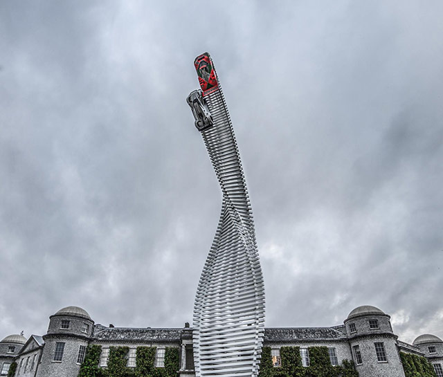 Mazda 40-meter high sculpture