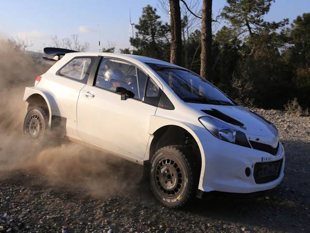 Toyota Yaris WRC testing
