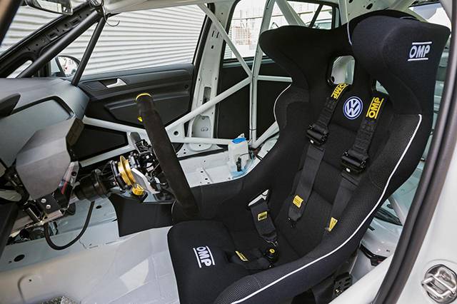 The interior of the VW race car concept
