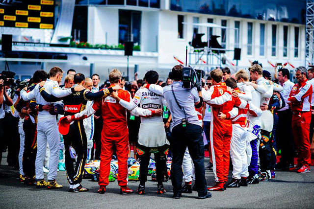 Moment of silence for Jules Bianchi