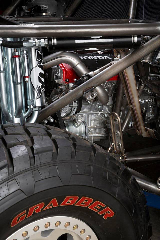 Additional teaser image of the Honda off-road racer for Baja 1000