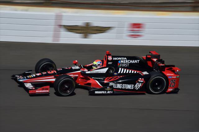 Justin Wilson and his IndyCar