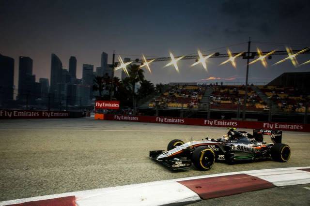 Force India's Sergio Perez
