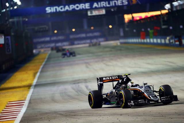 Sahara Force India's Sergio Perez