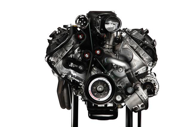 The 5.0-liter supercharged V8