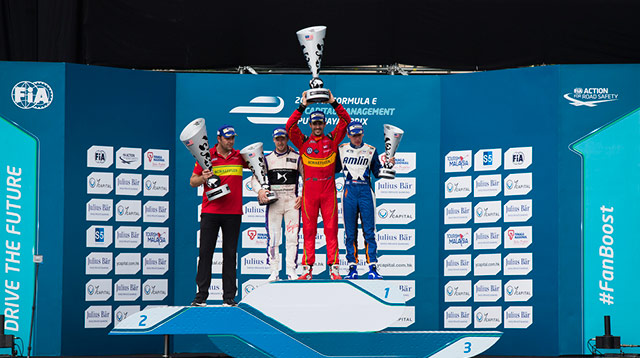 Lucas di Grassi wins 2015-16 Putrajaya ePrix in Malaysia