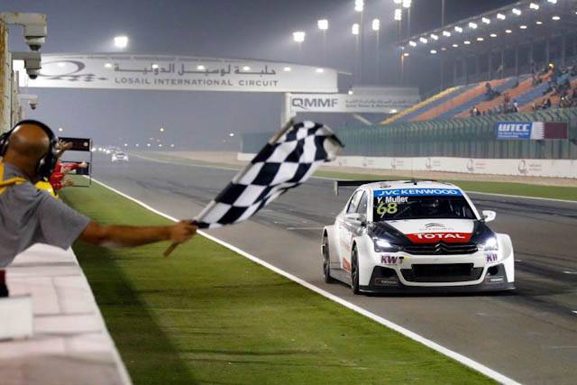 Yvan Muller ends season on a high with race 2 win