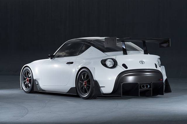 Rear quarter view of the Toyota S-FR Racing Concept