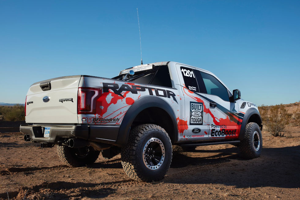 Ford Raptor race truck rear