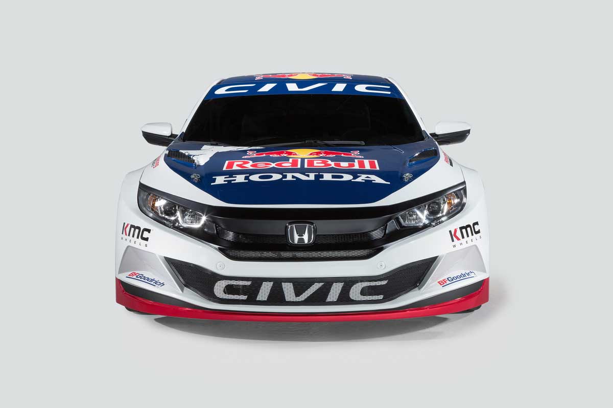 Honda Civic rallycross front