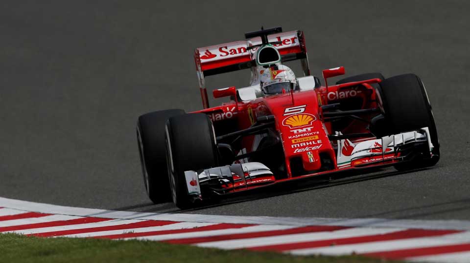 Vettel recovers to second