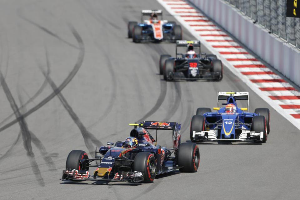 Red Bull and Sauber contesting